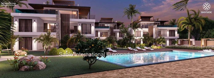 Luxurious Apartment with Stunning Sea Views and Communal Pool in Grand Baie 