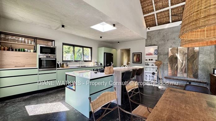 Authentic 4-Bedroom Villa for Rent in Black River with Private Pool and La Tourelle Mountain Views