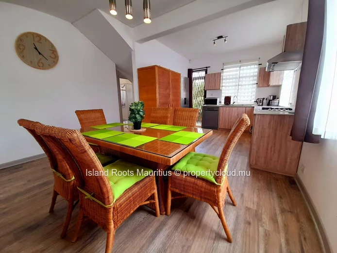 Furnished duplex for rent in Grand Baie