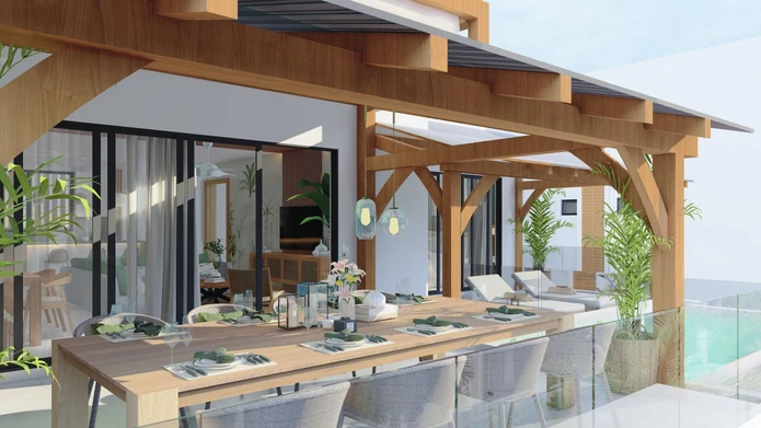 Penthouse de Luxe de 3 Chambres à Vendre à Pereybere avec Piscine Privée