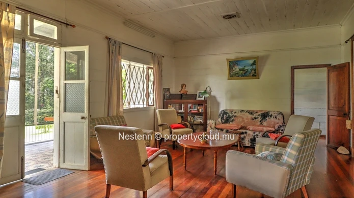 Colonial house in a residential area 