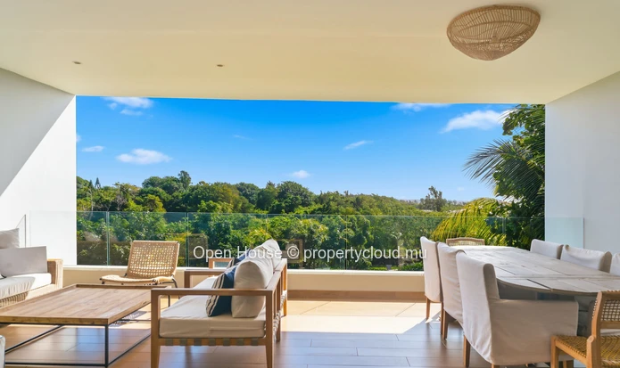 Furnished 3-bedroom apartment with pool for rent in St Antoine