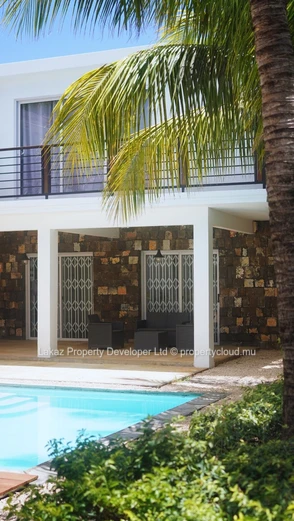 Maison meublée 4 chambres avec piscine à Pointe aux Canonniers
