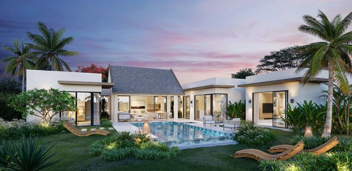 A VENDRE - SUR PLAN - ACCESSIBLE AUX ETRANGERS - Villa PDS -  Péreybère -  3 chambres, 1 studio indépendant, piscine ...