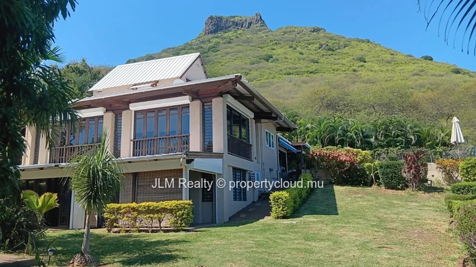 For Sale : Villa with Panoramic Sea View, Pool & Studios, Tamarin, Mauritius