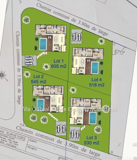 A secure investment with this advantageous location offering 3 access points from Grand Baie, Chemin 20 pieds, and Pe...