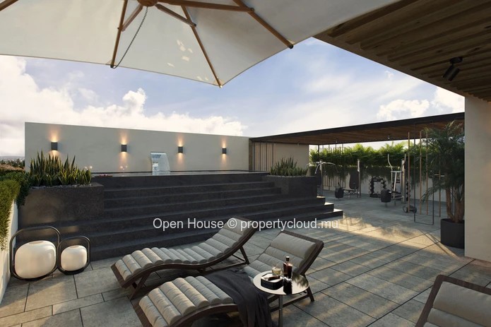 2-bedroom apartment for sale in Pointe aux Canonniers with swimming pool