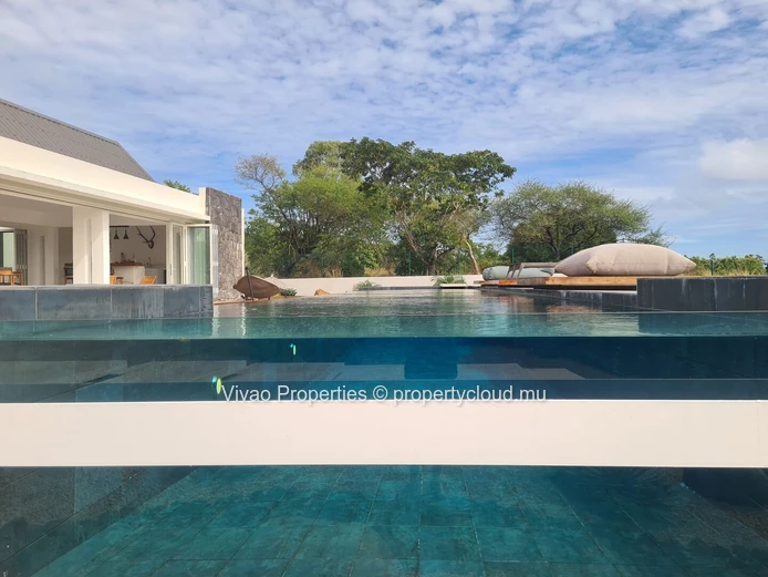 Villa Luxe Côte Ouest - Rs 80M - Piscine Infinie sur Deck - 3+ Chambres - Terrasse Réception - Morcellement Sécurisé
