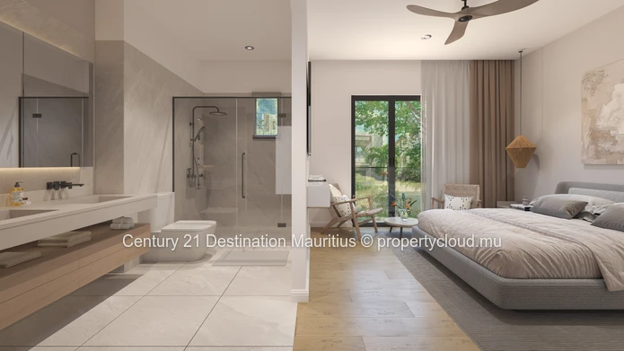 Townhouse contemporain de 3 chambres à Cap Tamarin - Zetwal – Espace, style et confort