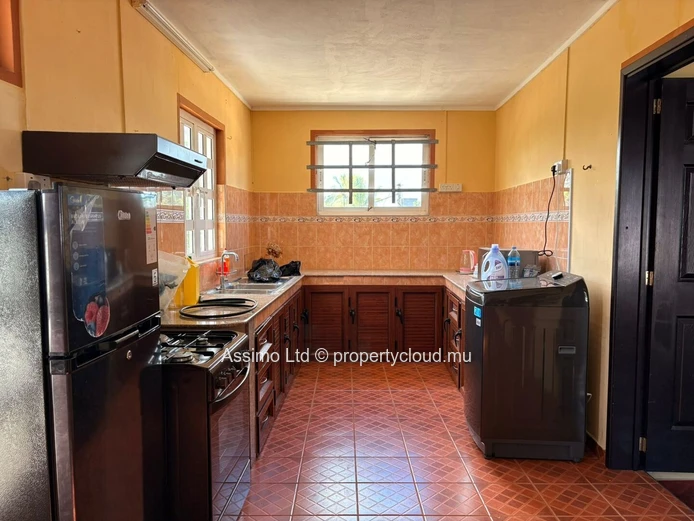 Top floor of a house, 2 bedrooms for rent in Trou aux Biches