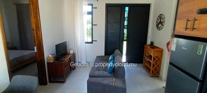 Flic en Flac Morc de Chazal fully furnished brand new flat. Bedroom. Bathroom Balcony. Available now.  (Sole Mandate)