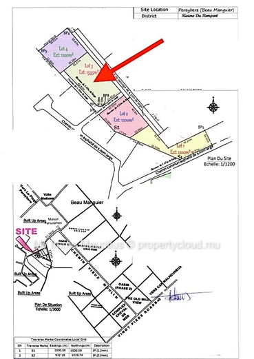 Residential land Pereybere morcellement Swan