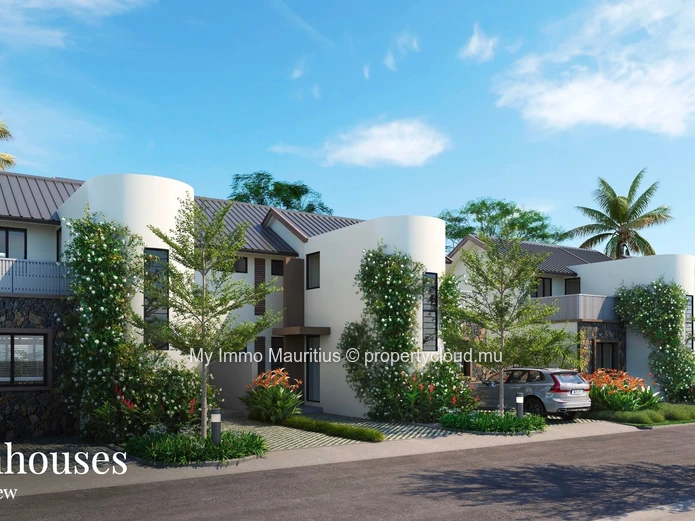 3-Bedroom Townhouse for Sale in Beau Champ – Smart City Mauritius