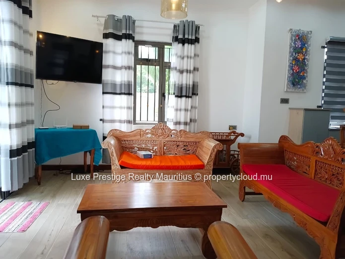 Furnished 4-bedroom duplex villa for long-term rent in Trou aux Biches  Rs 55,000 per month