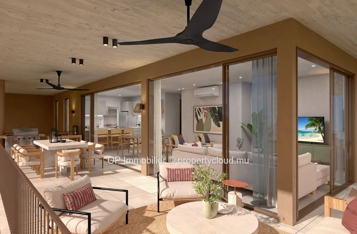 Penthouse de 159 m² avec vue à Cap Malheureux à vendre