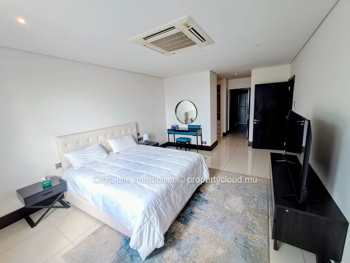 3-Bedroom Furnished Apartment for Rent in Grand Baie with Pool