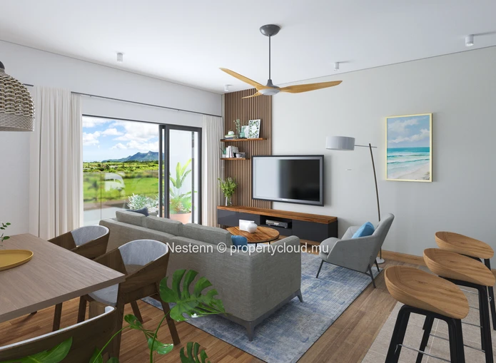 Investissement parfait: appartement de 2 chambres dans une région prisée