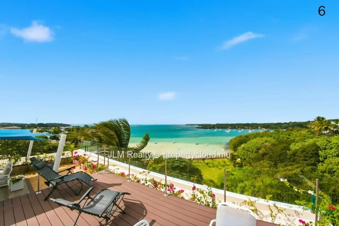 Penthouse avec vue mer et accès plage – Trou d’Eau Douce, Île Maurice