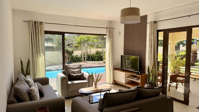 Furnished 4-Bedroom Family Home with Private Pool in Petite Rivière Noire