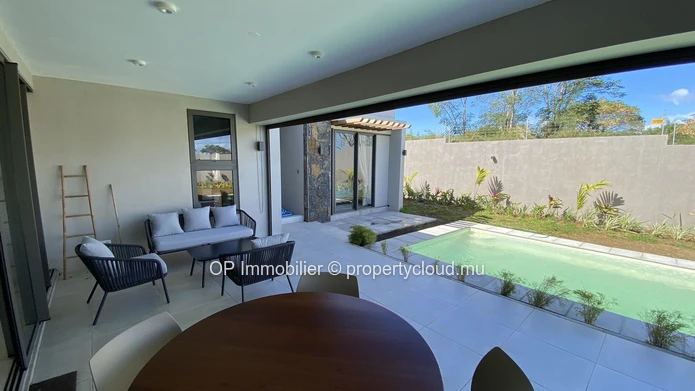 Maison meublée 3 chambres avec piscine à louer à Grand Baie