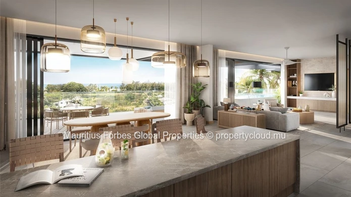 Un appartement raffiné de 3 chambres sur la côte nord de l'île Maurice