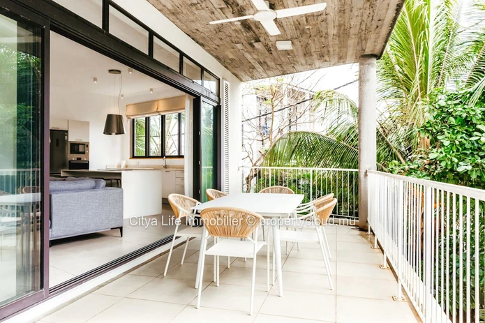 Stunning 3 Bedroom REZ+2 with Office and Communal Pool in Pointe aux Canonniers - Only Rs!
