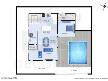 Maison de 3 Chambres