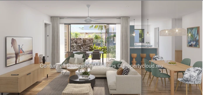 Duplex moderne avec piscine privée