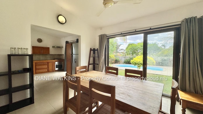 Elegant 3-Bedroom House with Pool for Rent in Tamarin | DIANE WATKINS Property Consult