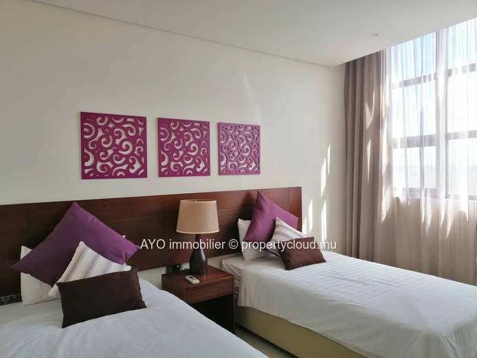 Appartement spacieux de 2 chambres dans le centre de Grand Baie