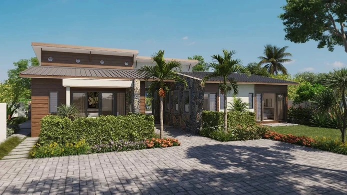 Villa contemporaine 4 chambres avec piscine privée à vendre, Tamarin, Île Maurice