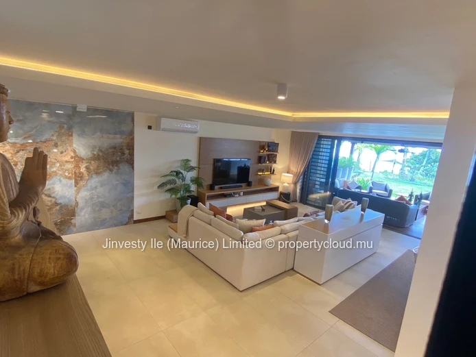???? Exceptional Beachfront Garden Apartment – 3 Bedrooms – Pointe Aux Canonniers / Grand Baie – Mauritius