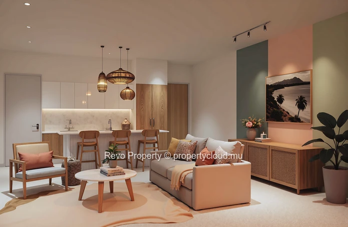 Investment Two-Bed Apartment in North Mauritius, Steps from Bain Boeuf Beach