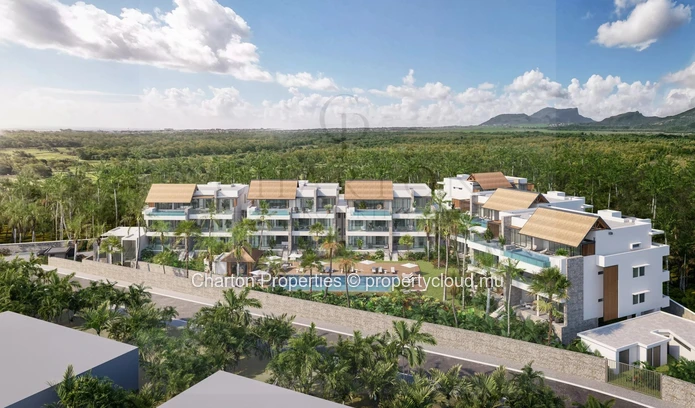 Penthouse de 3 chambres avec piscine privative et vues panoramiques sur le lagon et le Morne