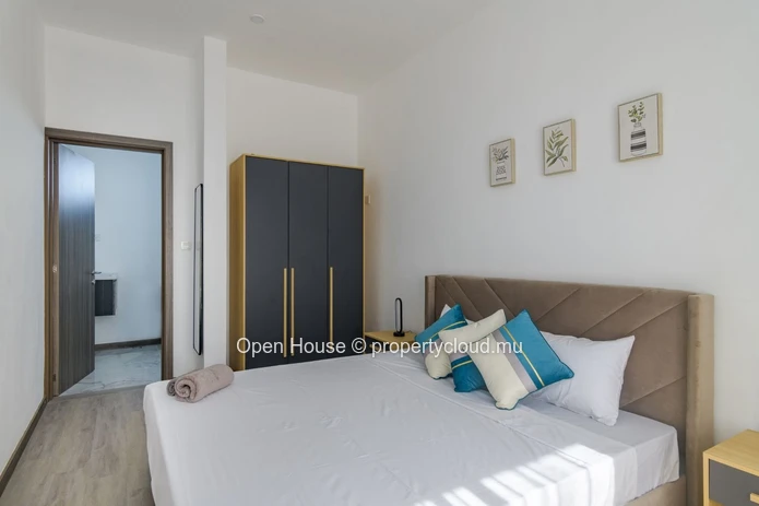 A LOUER - Villa mauricienne à Grand Baie, 128m², 3 chambres, piscine privée, meublée, climatisée, à Rs 175.000.