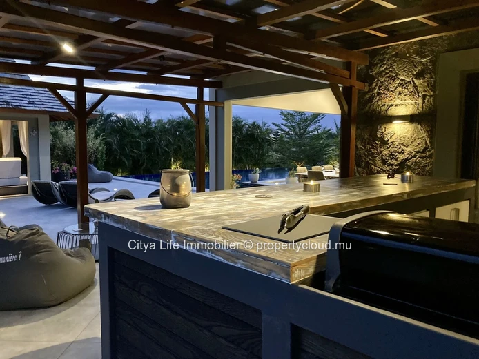Villa Contemporaine de Luxe à Vendre à Rivière Noire, Île Maurice