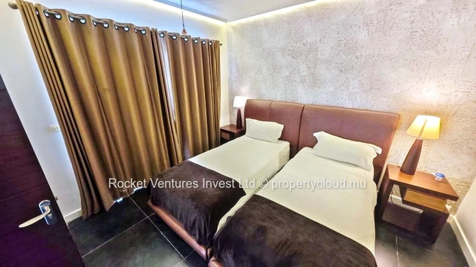 Villa en bord de mer avec 3 chambres à louer, Pointe aux Canonniers – Nord
