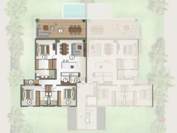 Appartement de 3 Chambres