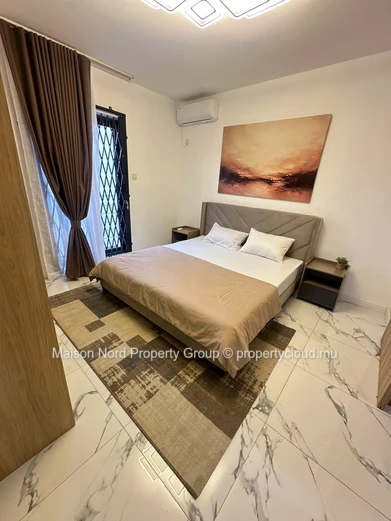 Furnished House with Pool in the Center of Quatre-Bornes