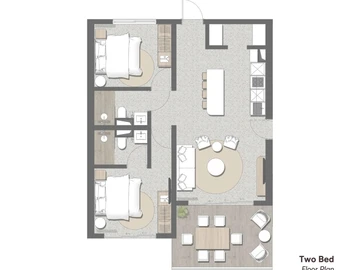 Appartement de 2 Chambres