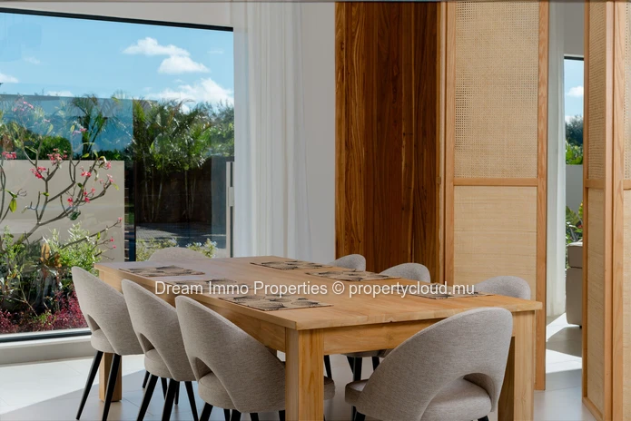 Elégante villa 3 chambres avec vue golf & montagne à Anahita – Ile Maurice