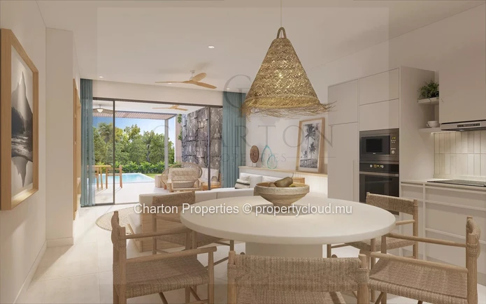 Penthouse de 3 chambres avec piscine privative et vues panoramiques sur le lagon et le Morne