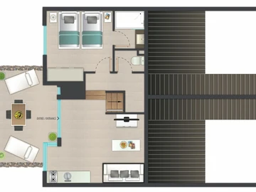Appartement de 2 Chambres