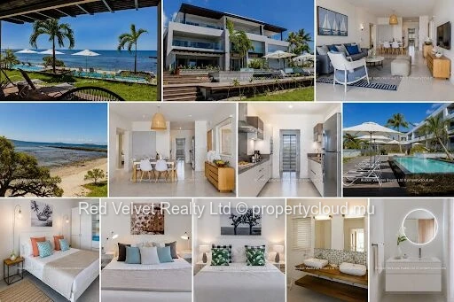 Luxury Beachfront Apartment for Rent in Pointe aux Canonniers