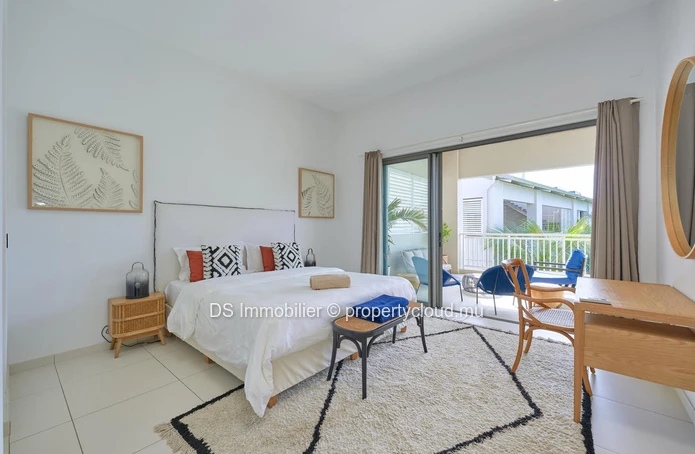 Penthouse De 2 Chambres Accessible Aux Etrangers À Pereybere À Pieds De La Plage