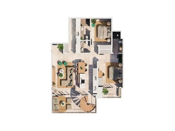 2 Bedroom Penthouse
