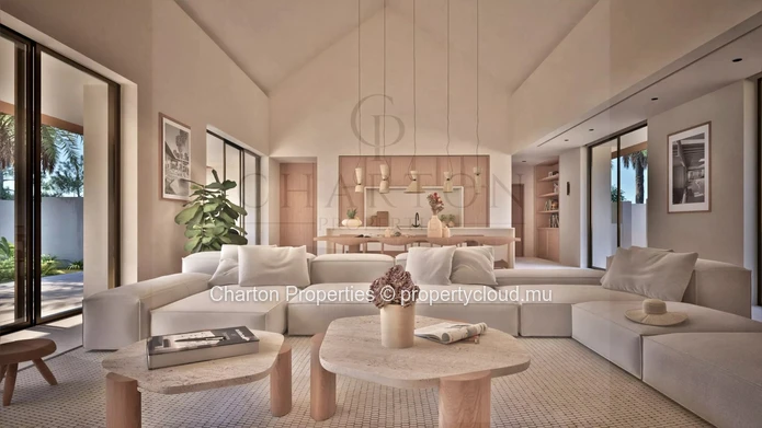 Contemporary 2-bedroom villa with private pool in Pointe d'Esny