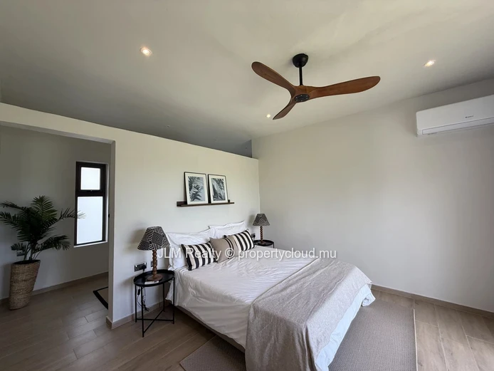 Superb brand-new villa with swimming pool for rent in a secure residence in Mont Choisy, Mauritius