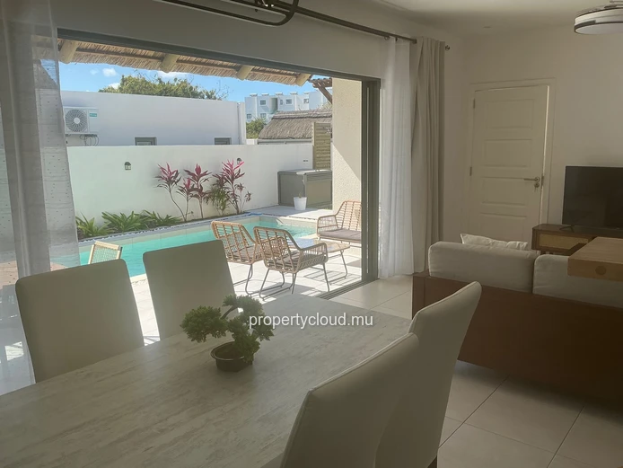 FOR RENT, new 3-bedroom villa in Grand Gaube (Calodyne)