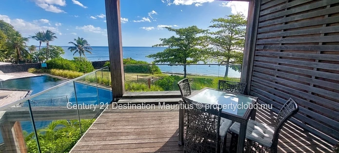 Exclusive Beachfront Apartment In Pointe Aux Piments
